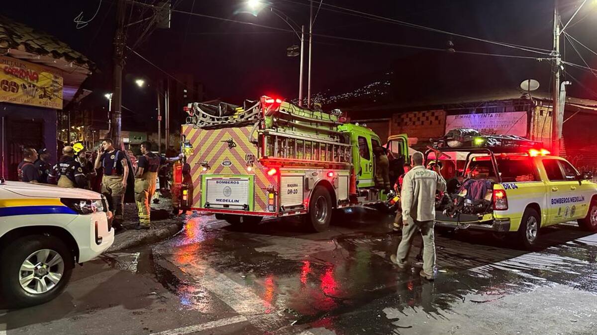 Organismos de socorro de Medellín han atendido seis incendios en las últimas horas
