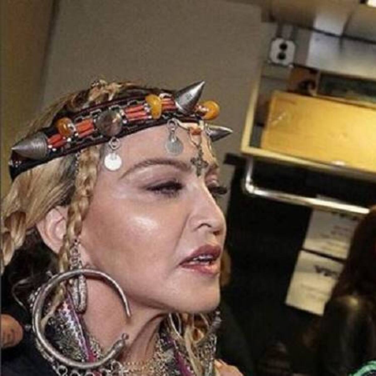 El gran encuentro de Maluma y Madonna en backstage de los premios MTV