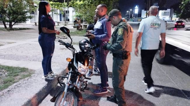 Además, se hizo control a las chatarrerías que funcionan en el Centro Histórico