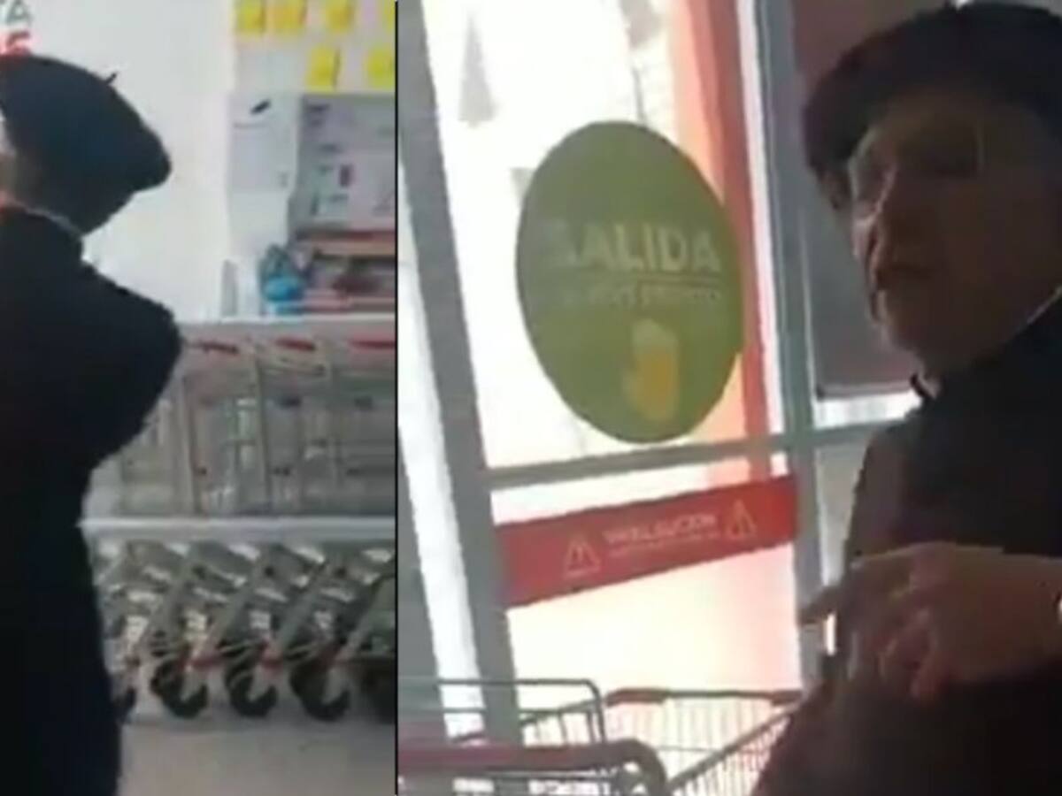 A patadas reaccionó sacerdote porque lo cuestionaron por no usar tapabocas