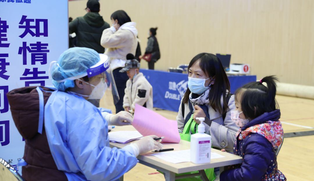 Vacunación en China