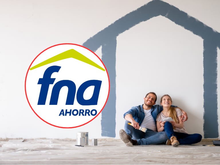Pareja remodelando su casa / Logo del Fondo Nacional del Ahorro (Getty Images)