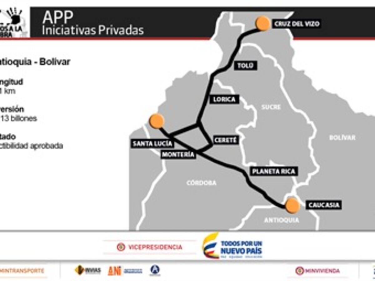 Conpes aprueba la sexta APP para Autopista Antioquia – Bolívar
