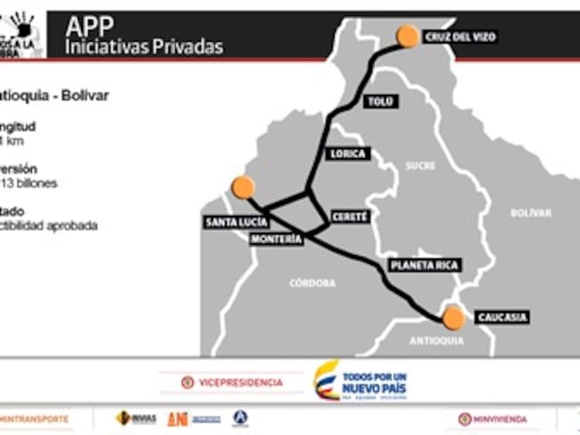 Conpes aprueba la sexta APP para Autopista Antioquia – Bolívar