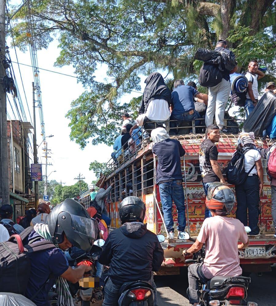Comunidades indígenas y campesinas de Nariño, Putumayo, Cauca y Valle en Jamundí