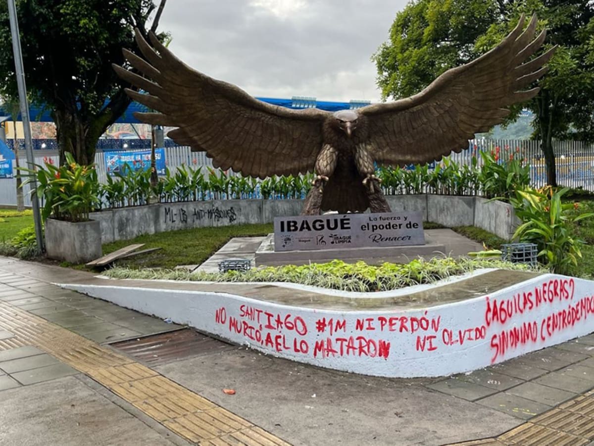 Ofrecen recompensa de $20 millones por responsables de vandalizar una escultura en Ibagué