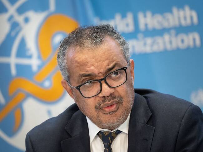 OMS  Director-General Tedros Adhanom Ghebreyesus (Photo by Fabrice COFFRINI / AFP) (Photo by FABRICE COFFRINI/AFP via Getty Images)