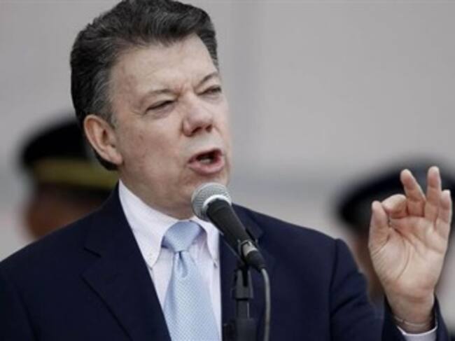 Presidente de la República, Juan Manuel Santos. Foto: EFE