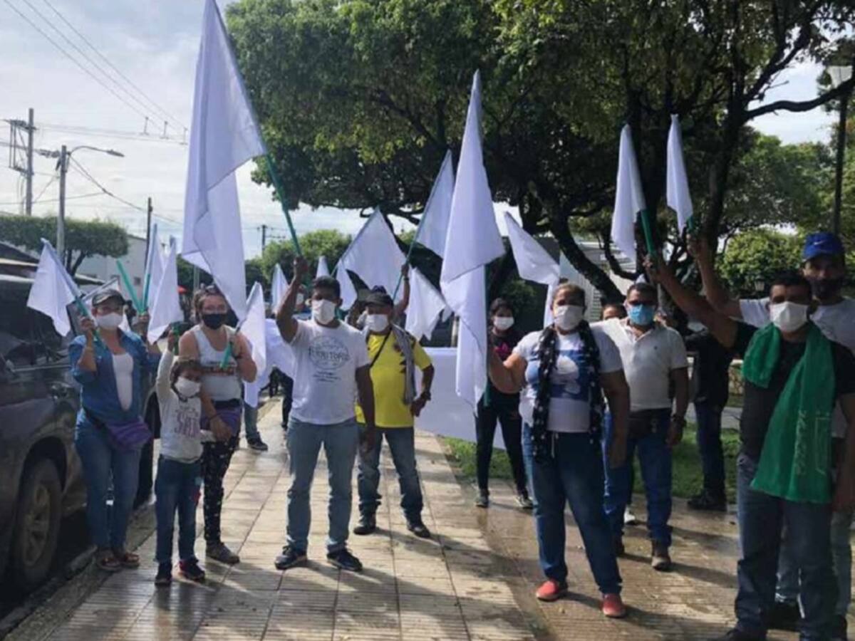 Organizaciones sociales acompañan a caminantes de las FARC
