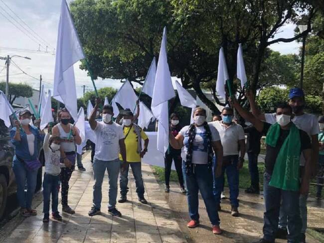 Organizaciones sociales acompañan a caminantes de las FARC