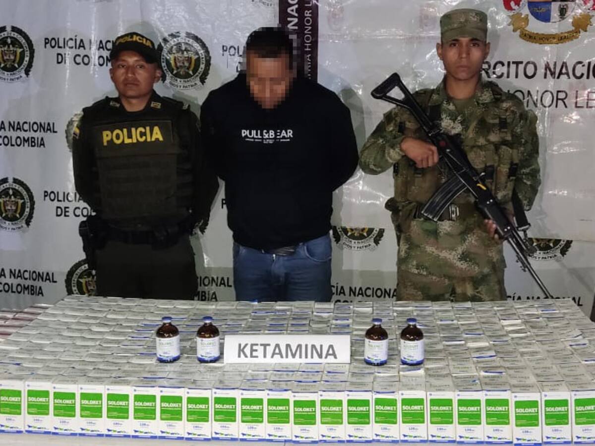 Incautan más de 35 mil gramos de ketamina en vías del sur del Huila
