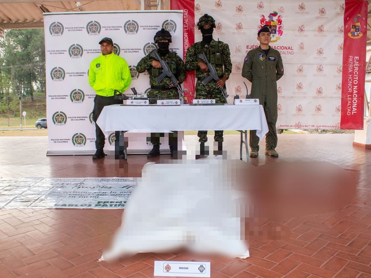 El Ejército reportó la muerte de cuatro presuntos disidentes tras combates en el Cauca