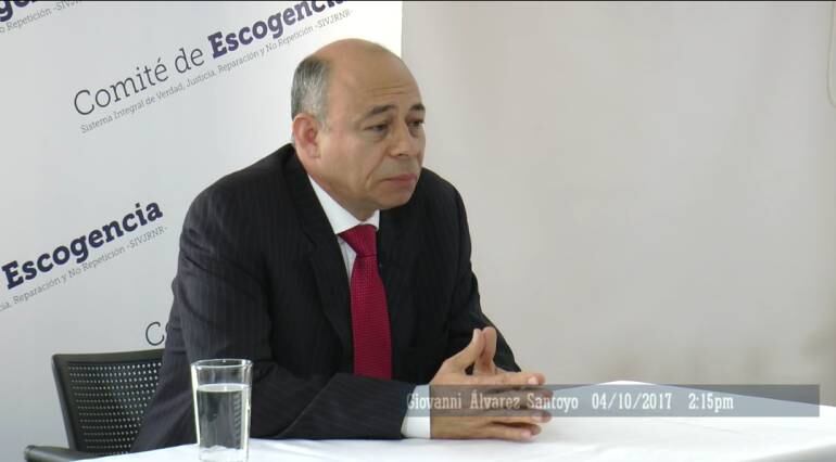 Giovanny Álvarez, Director de la JEP