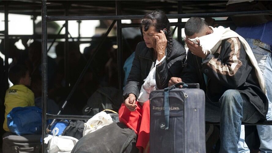 Enfrentamientos generaron desplazamiento en Hacarí, Norte de Santander. Foto: Getty Images