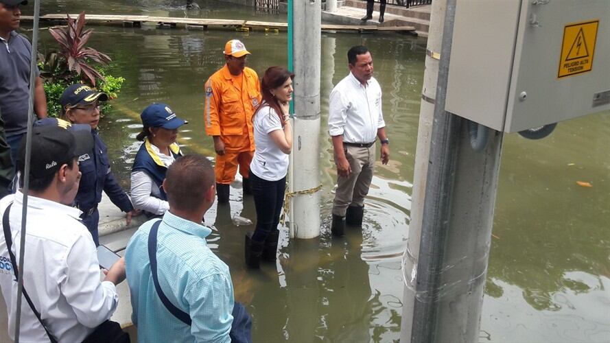 Alcalde de El Banco busca declarar emergencia económica por inundaciones. Foto: Lizbeth Rodríguez - W Radio