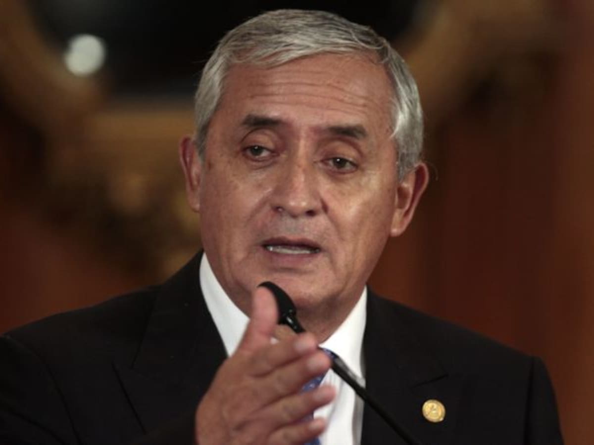 Juez ordena prisión provisional para expresidente de Guatemala Otto Pérez