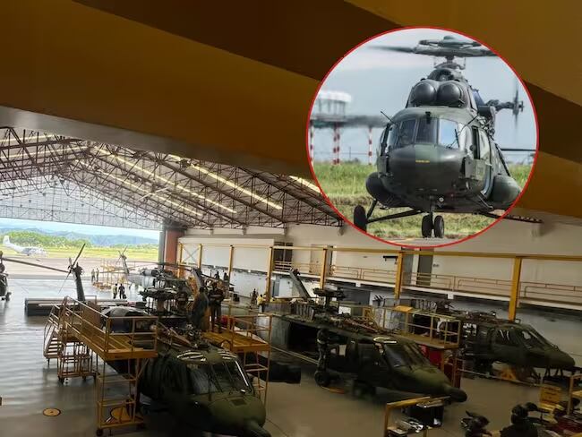 Helicópteros Ejército de Colombia - Caracol Radio y Getty Images