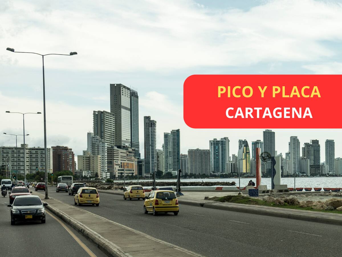 ¿Cómo quedó el pico y placa Cartagena del 21 al 25 de octubre? Restricción motos y carros