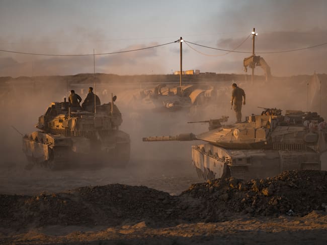 EJército de Israel en la Franja de Gaza. Foto: Elke Scholiers/Getty Images