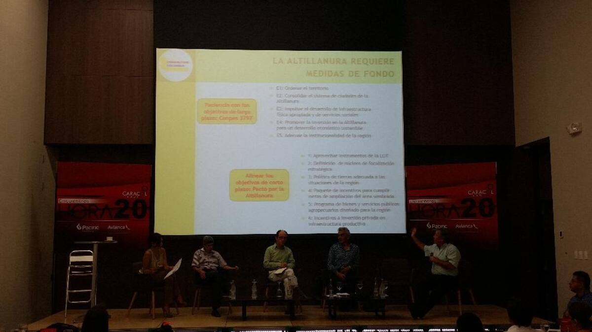 Encuentros Hora 20 sobre Competitividad y desarrollo en la Orinoquia.