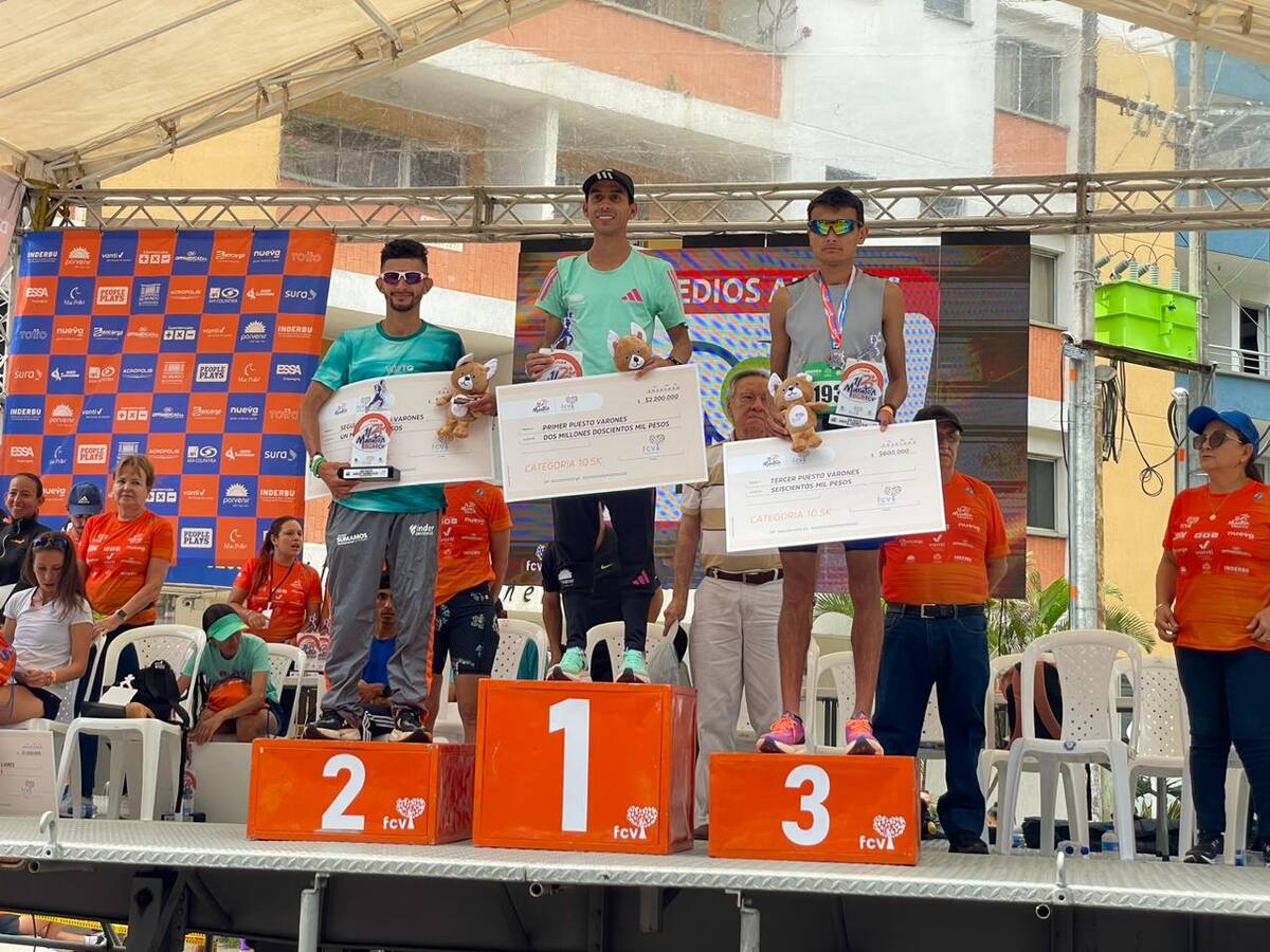 Estos fueron los ganadores de la Media Maratón de Bucaramanga