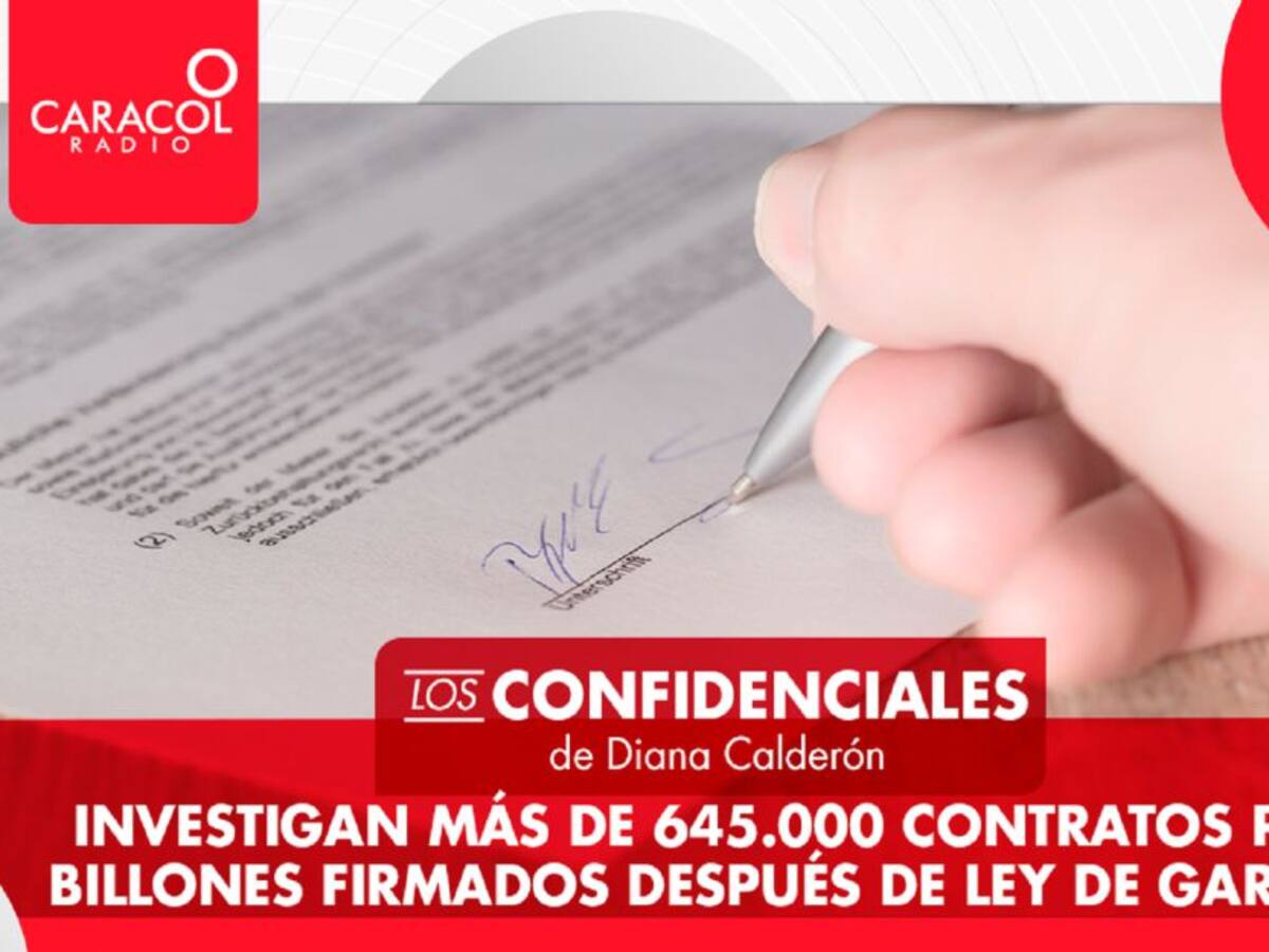 Investigan más de 645.000 contratos después de la Ley de Garantías