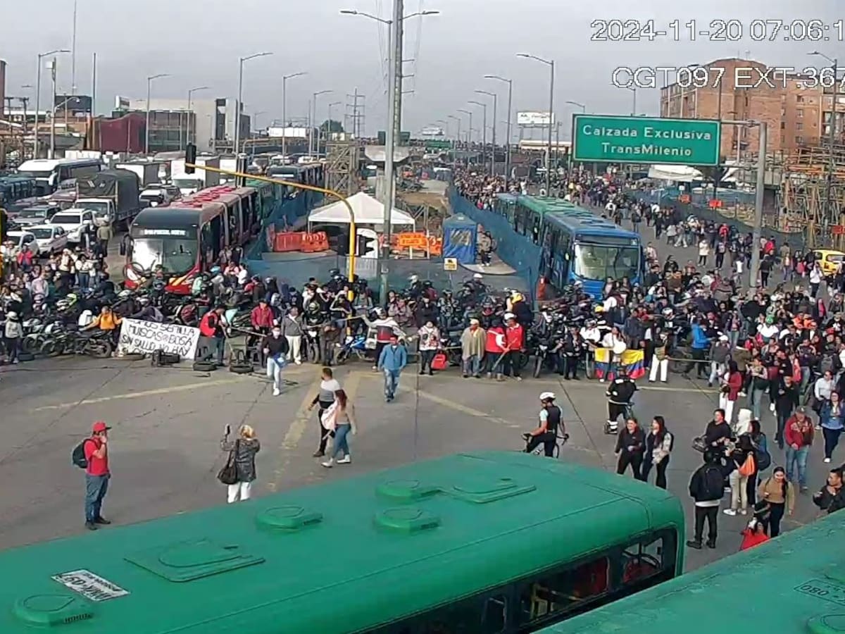 🔴Movilidad en Bogotá HOY: siga EN VIVO tráfico, bloqueos en Autopista Sur y TransMilenio