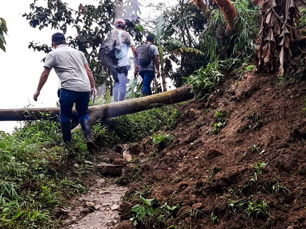 El 90% de las vías del sector rural de Ibagué están colapsadas por la temporada de lluvias