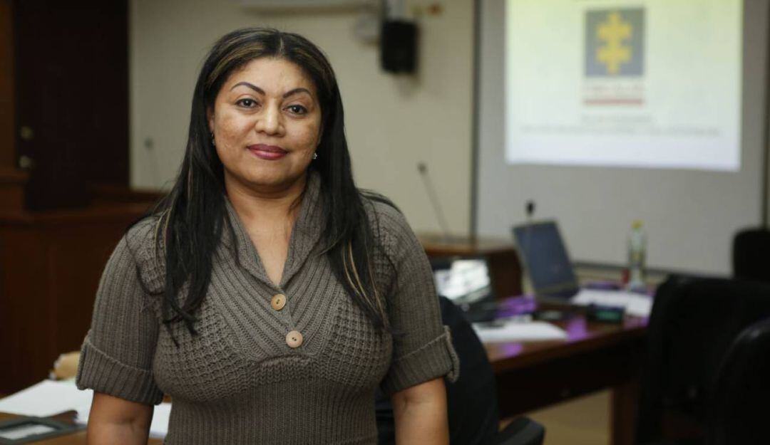 La exgobernadora de La Guajira, Oneida Pinto.