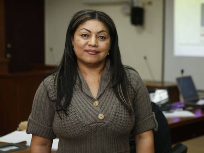 La exgobernadora de La Guajira, Oneida Pinto.