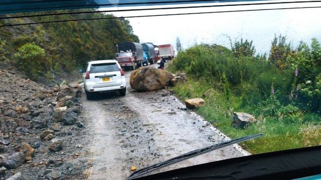 Vía Bogotá- Choachí