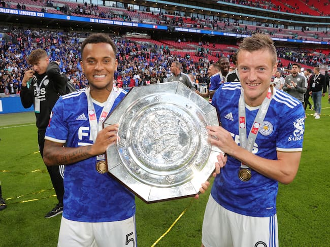 Leicester City celebrando la Community Shield. Foto: Getty Images.