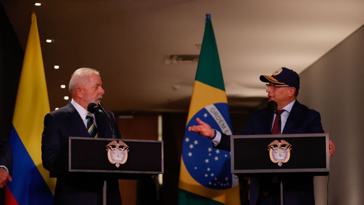 Presidente de Brasil expresó a Petro preocupación por planes de Trump contra el narcotráfico