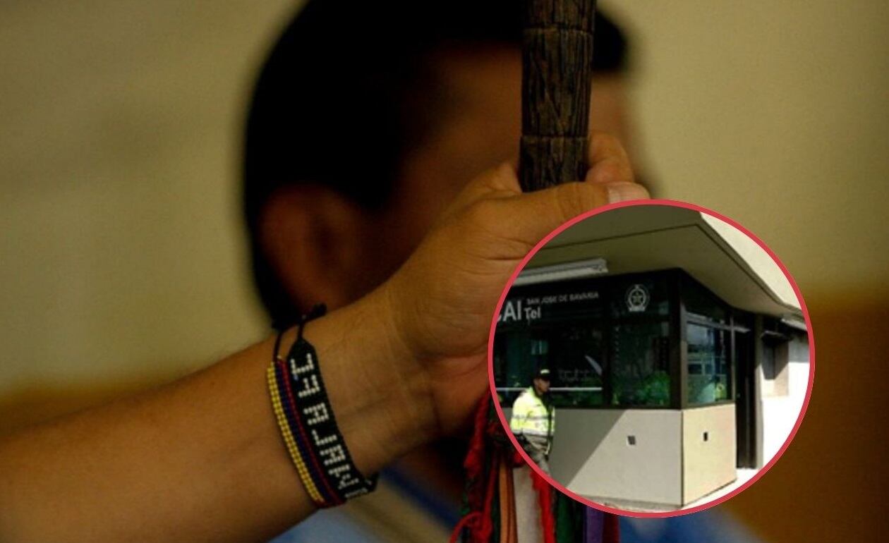 Indígenas provenientes del Tolima exigen que les entreguen a un presunto estafador que fue encontrado en Bogotá.