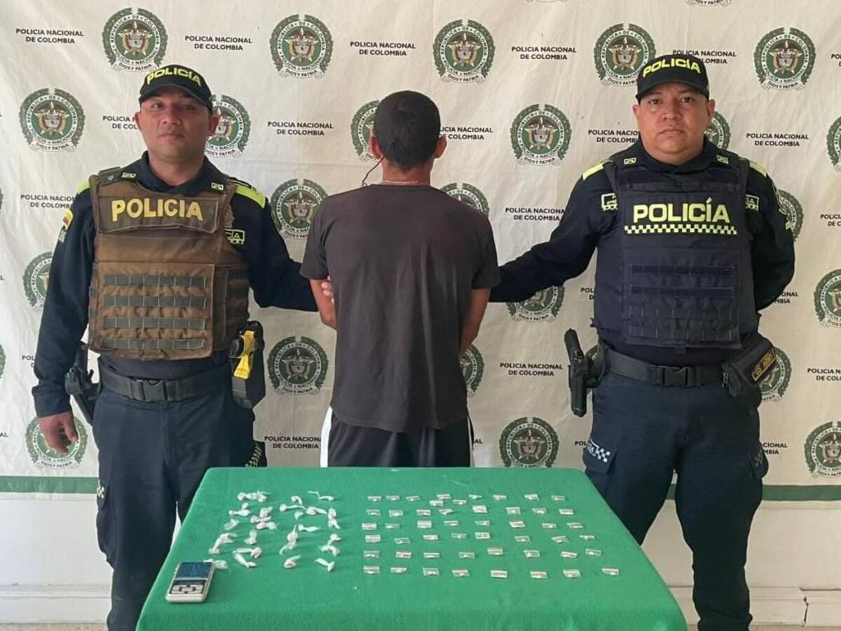 Alias “El Lucho” cayó con varias dosis de base de coca en Arjona, Bolívar