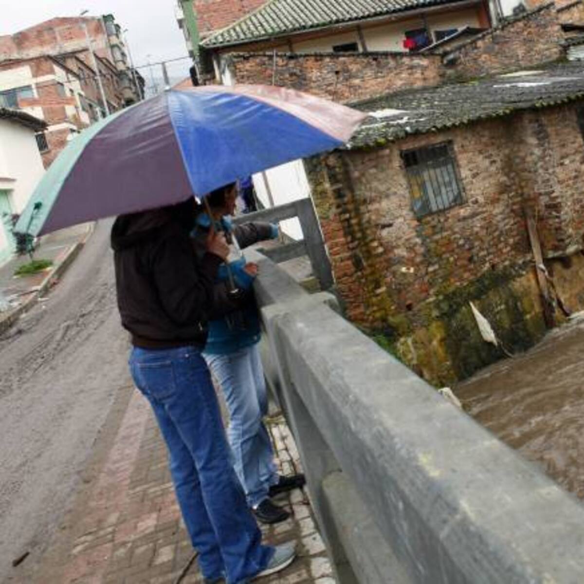 Fuerte aguacero en Villa de Leyva causó emergencia por inundaciones
