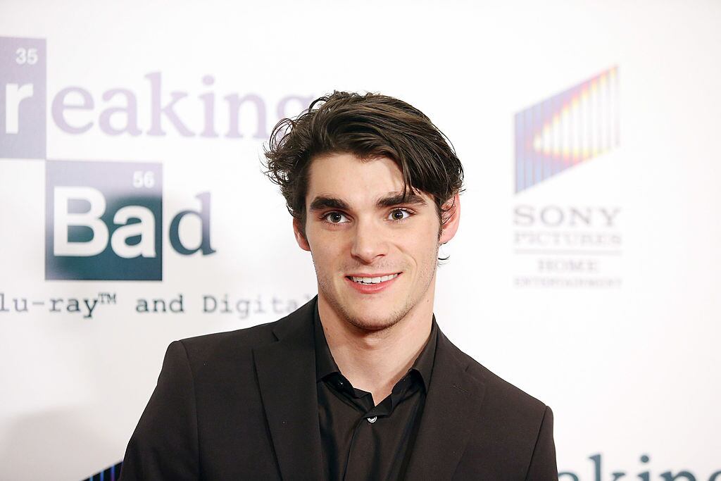 LOS ANGELES, CA - NOVEMBER 25: RJ Mitte attends the "No Half Measures: Creating The Final Season Of Breaking Bad" DVD launch held at Pacific Theatre at The Grove on November 25, 2013 in Los Angeles, California. (Photo by Michael Tran/FilmMagic)