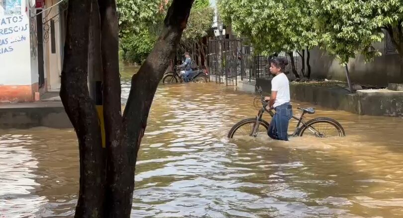 Inundaciones en Caucasia, Antioquia. Foto: Alcaldía.