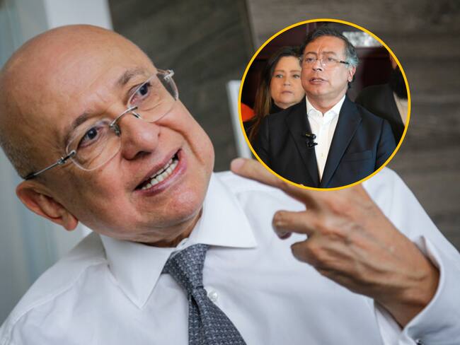 Eduardo Montealegre y Gustavo Petro. Foto: (Colprensa - Mariano Vimos) / Colprensa