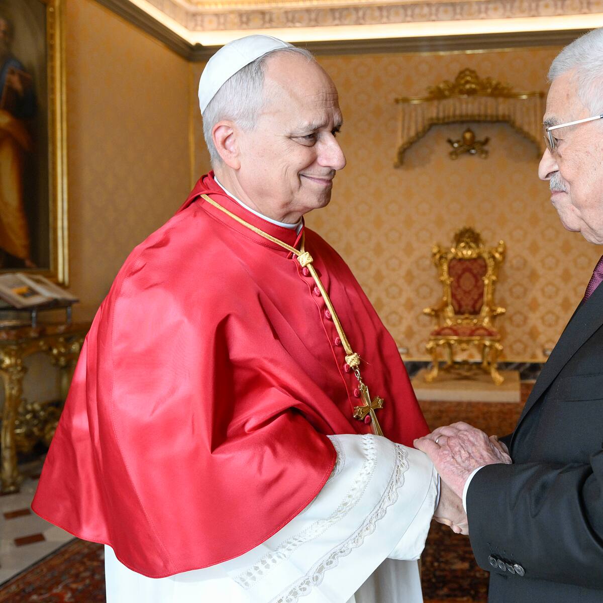 Papa León XIV se reúne con el presidente palestino, Mahmoud Abbas, ¿de qué hablaron?