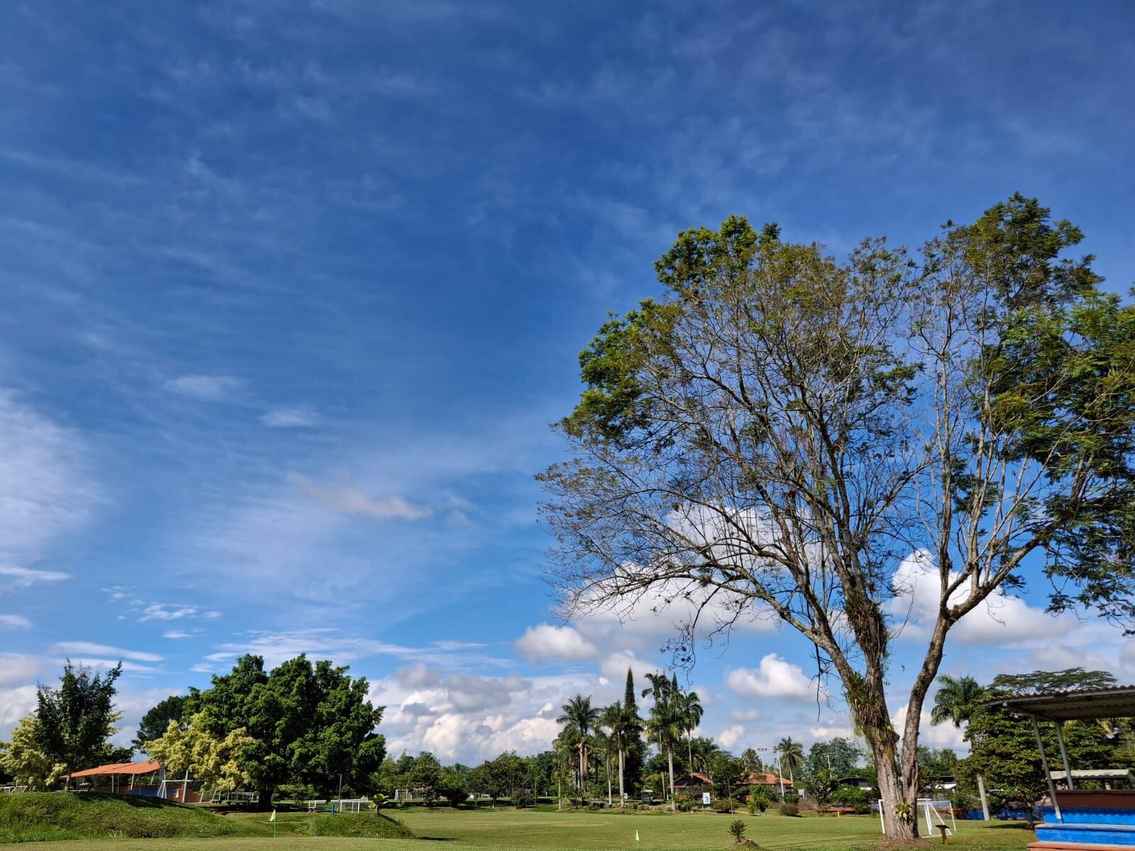 Hermoso paisaje de Armenia en tiempos de verano desde el parque Soledén de Comfenalco, Quindío. Foto: Vanessa Porras