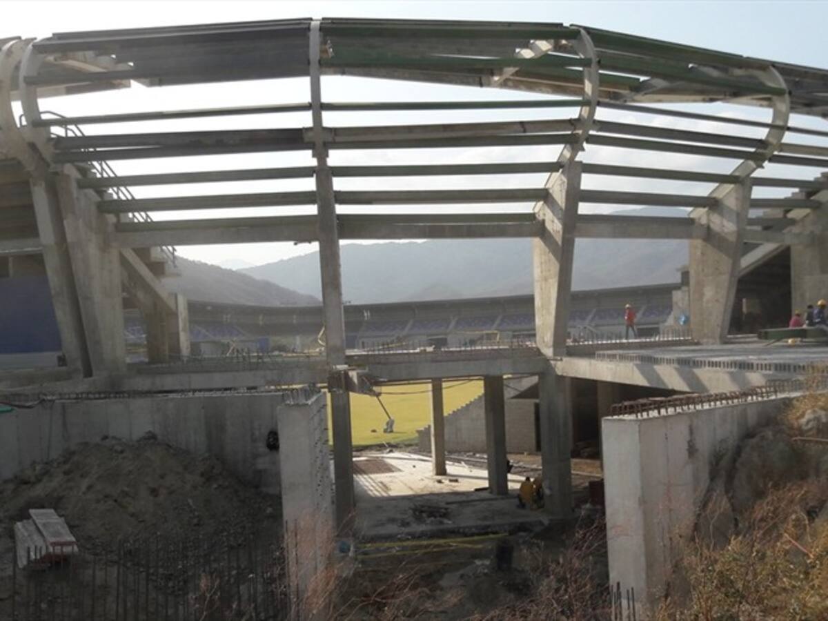 Retrasos en obras del Estadio de Santa Marta se deben a las brisas, dice interventoría