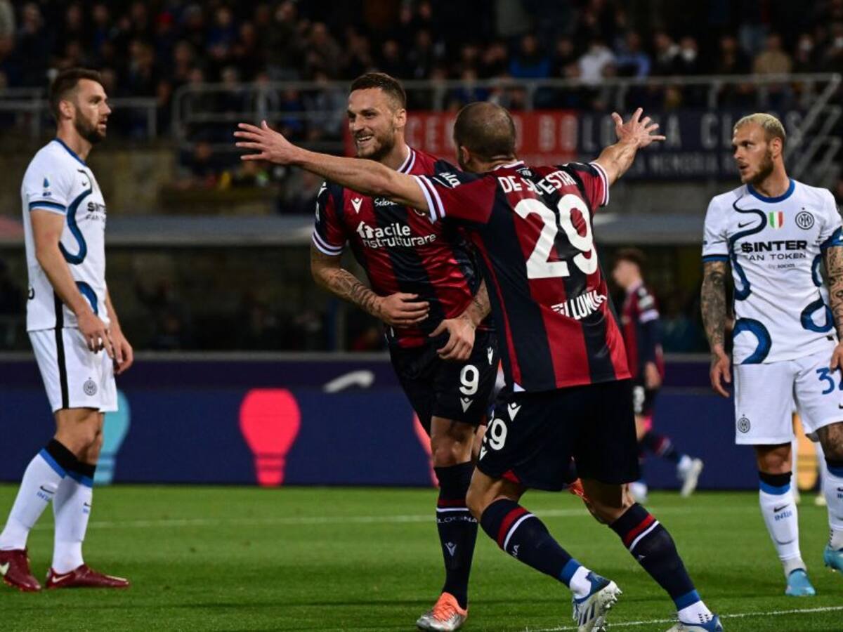 Inter pierde ante Bolonia y ya no depende de sí mismo para ganar la liga