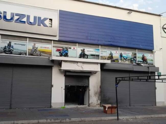 Este mismo establecimiento ya había sido atacado bajo la misma modalidad el día 17 de julio. Foto Cortesía