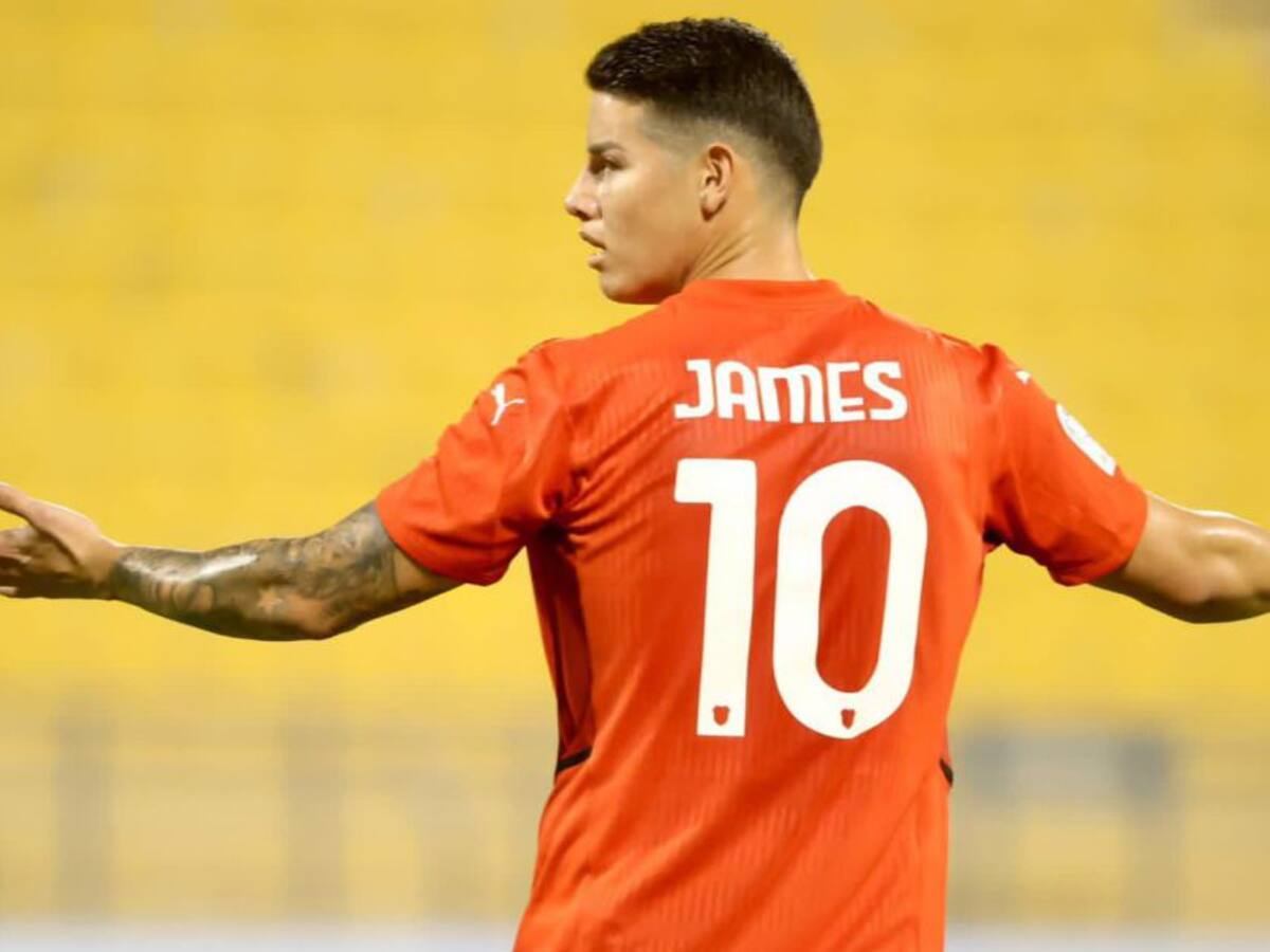 Nueva asistencia de James Rodríguez en triunfo parcial del Al-Rayyan
