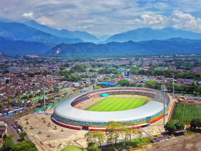 Estadio Bello Horizonte &quot;Rey Pelé&quot; / Twitter @JuanGZuluaga