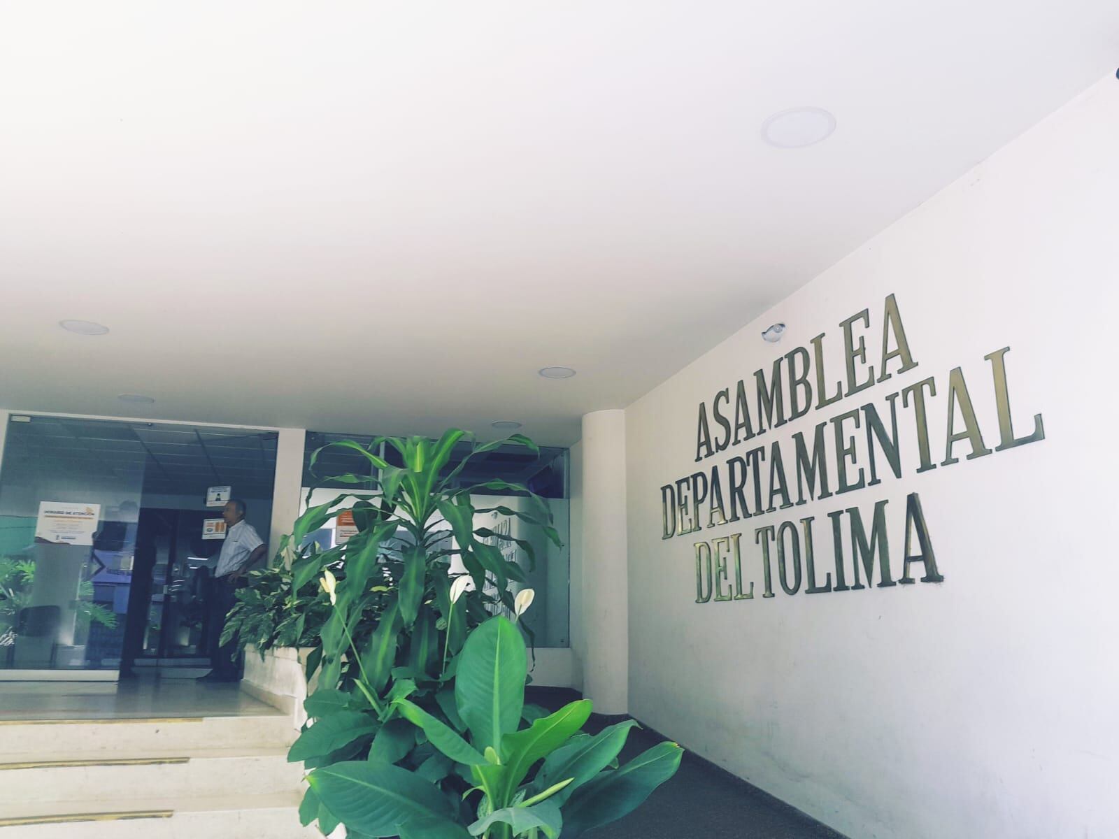 Acceso a la Asamblea Departamental del Tolima