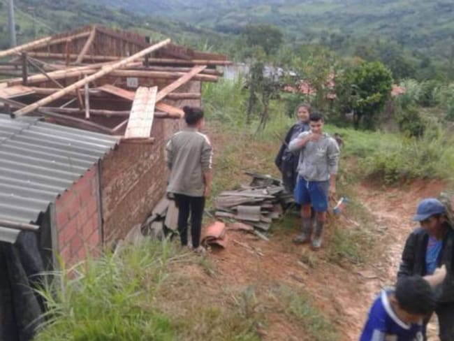 Vendaval afectó más de 60 viviendas en Pereira y Dosquebradas