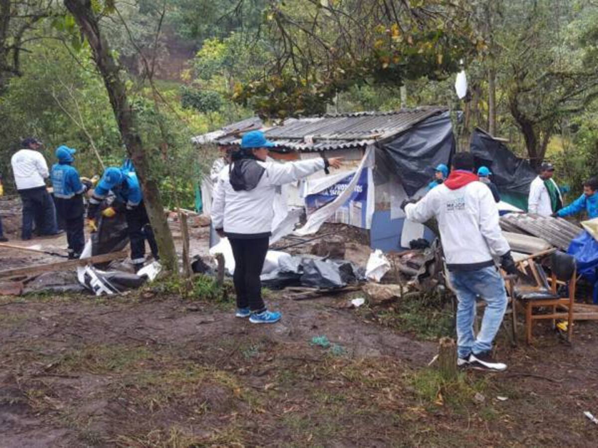 Disturbios por desalojo de desplazados y habitantes de calle en Monserrate