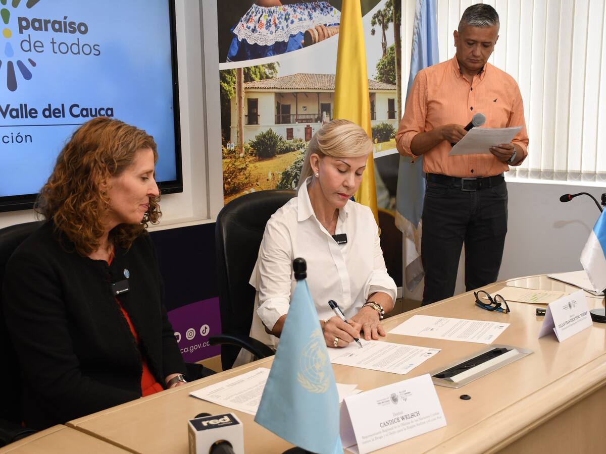 Valle del Cauca firma alianza histórica con la ONU para combatir la corrupción
